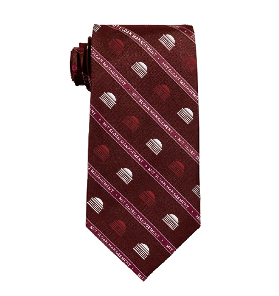 mit sloan tie maroon